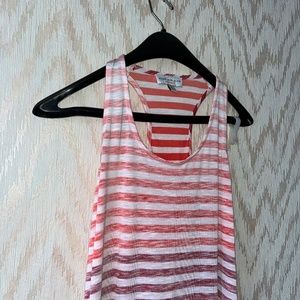 Striped Maxi Dress - Orange, Pink, Purple size Medium